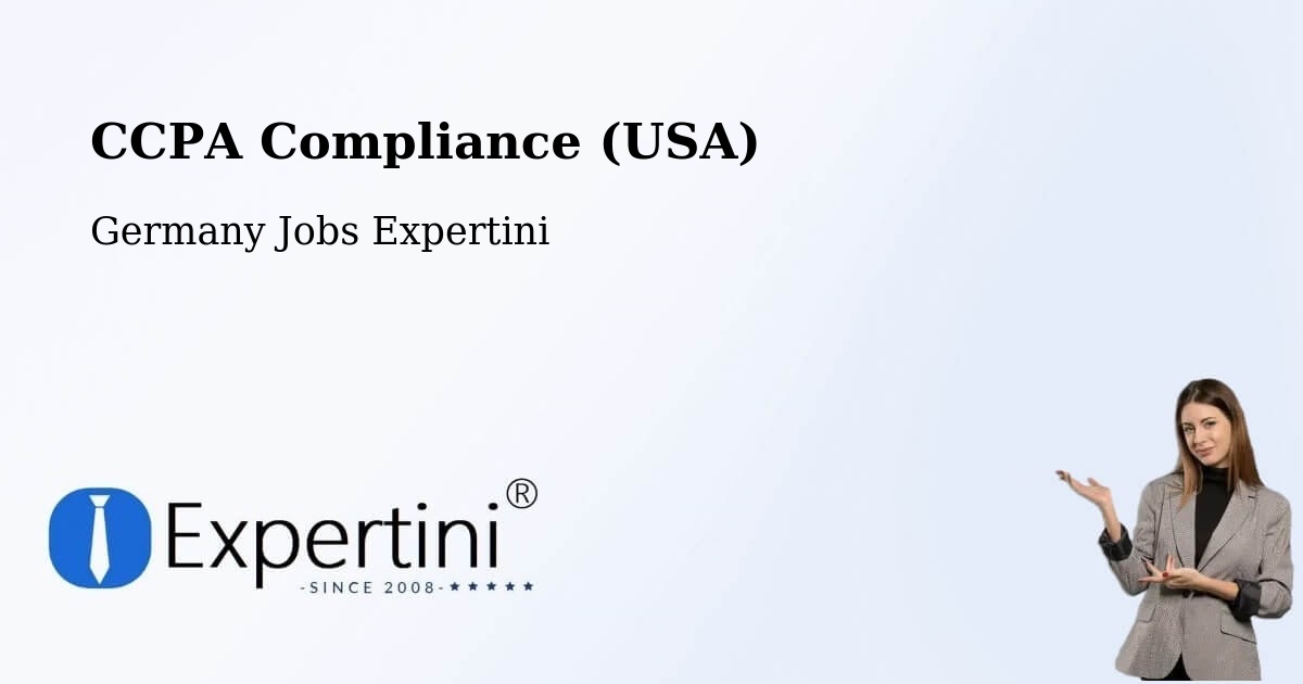 CCPA Privacy Rights & Compliance Notice – Gablingen - Germany Jobs Expertini