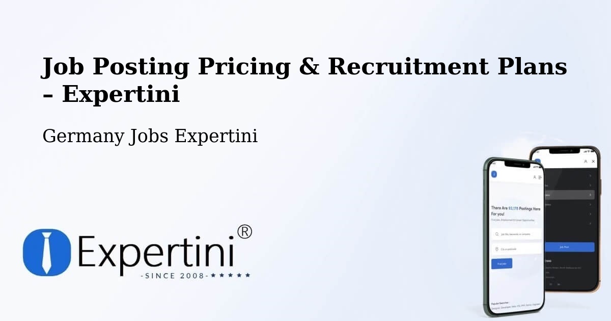 Job Posting Pricing & Recruitment Plans – Gablingen - Gablingen, Germany Jobs Expertini
